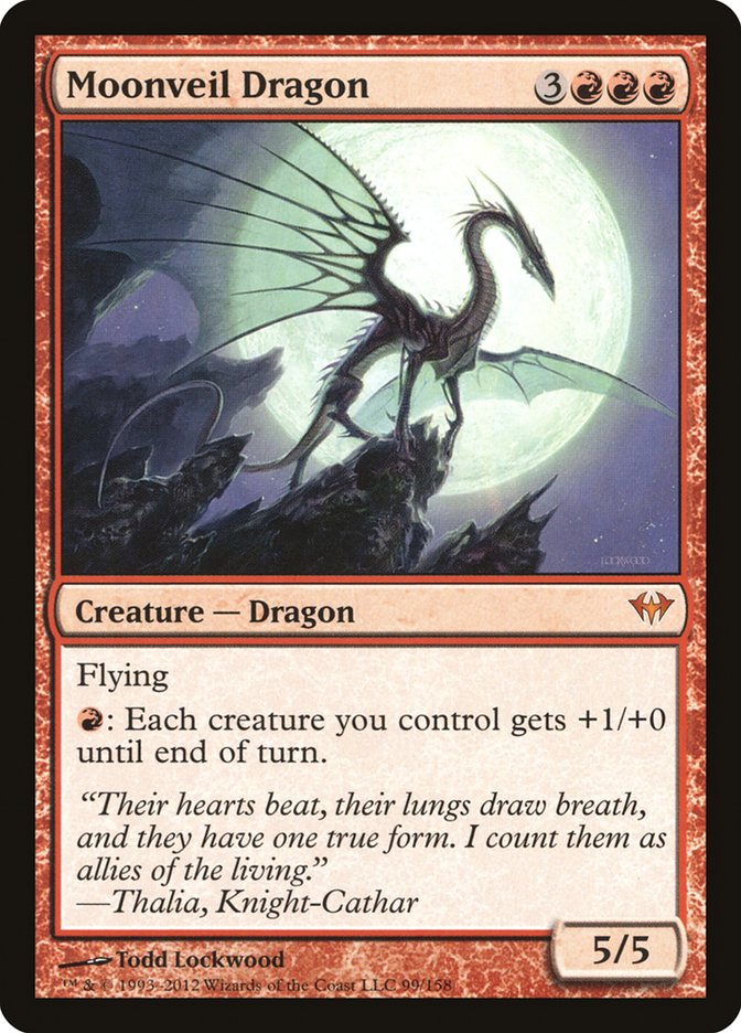 Moonveil Dragon [Dark Ascension] | Gamers Paradise