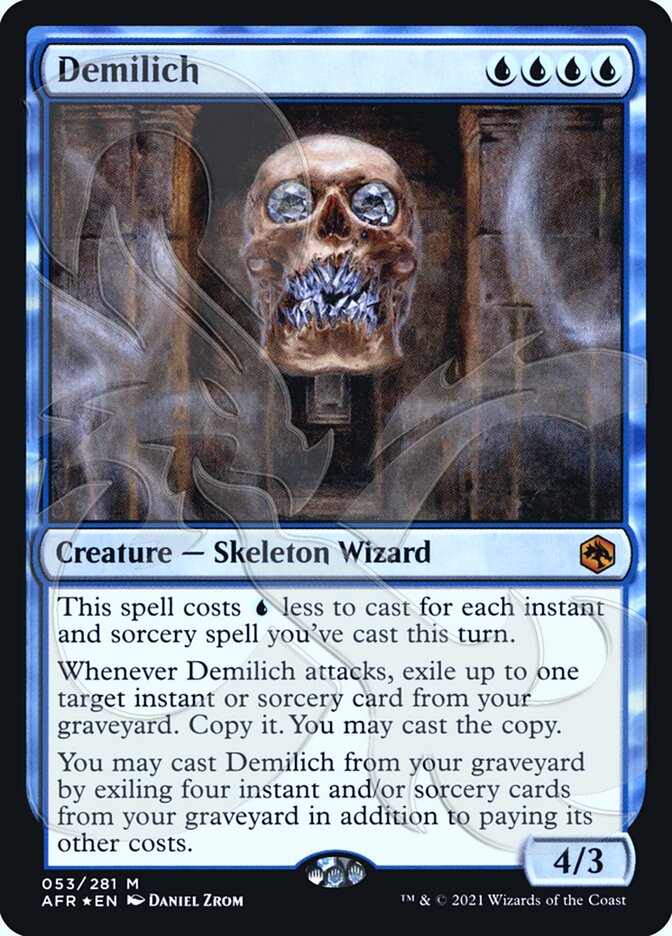 Demilich (Ampersand Promo) [Dungeons & Dragons: Adventures in the Forgotten Realms Promos] | Gamers Paradise
