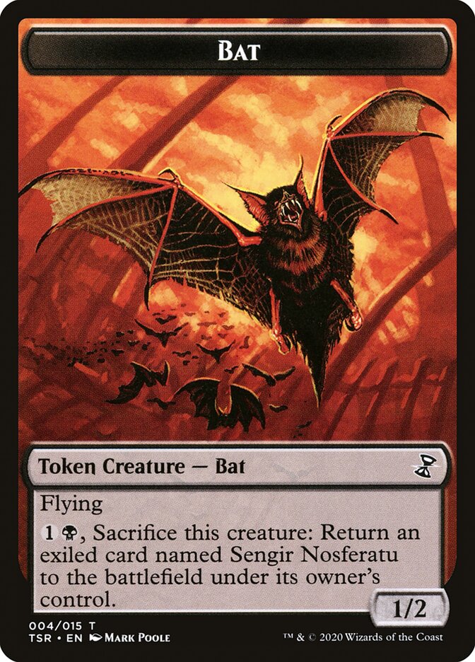 Bat Token [Time Spiral Remastered Tokens] | Gamers Paradise