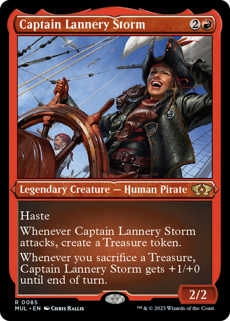 Captain Lannery Storm (Foil Etched) [Multiverse Legends] | Gamers Paradise