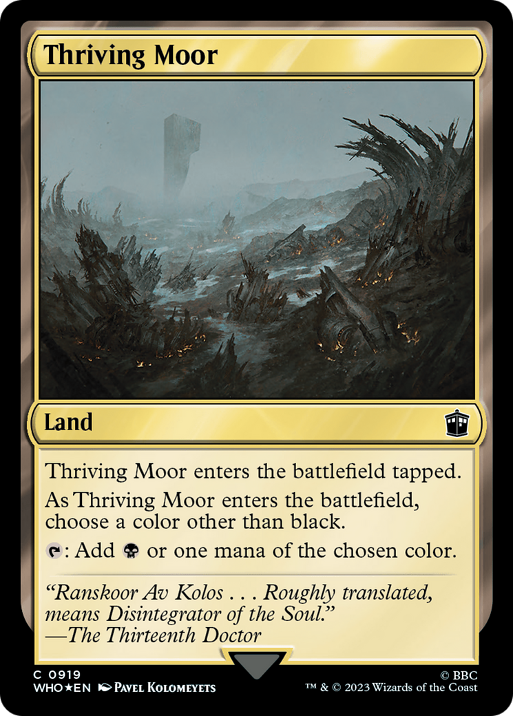 Thriving Moor (Surge Foil) [Doctor Who] | Gamers Paradise