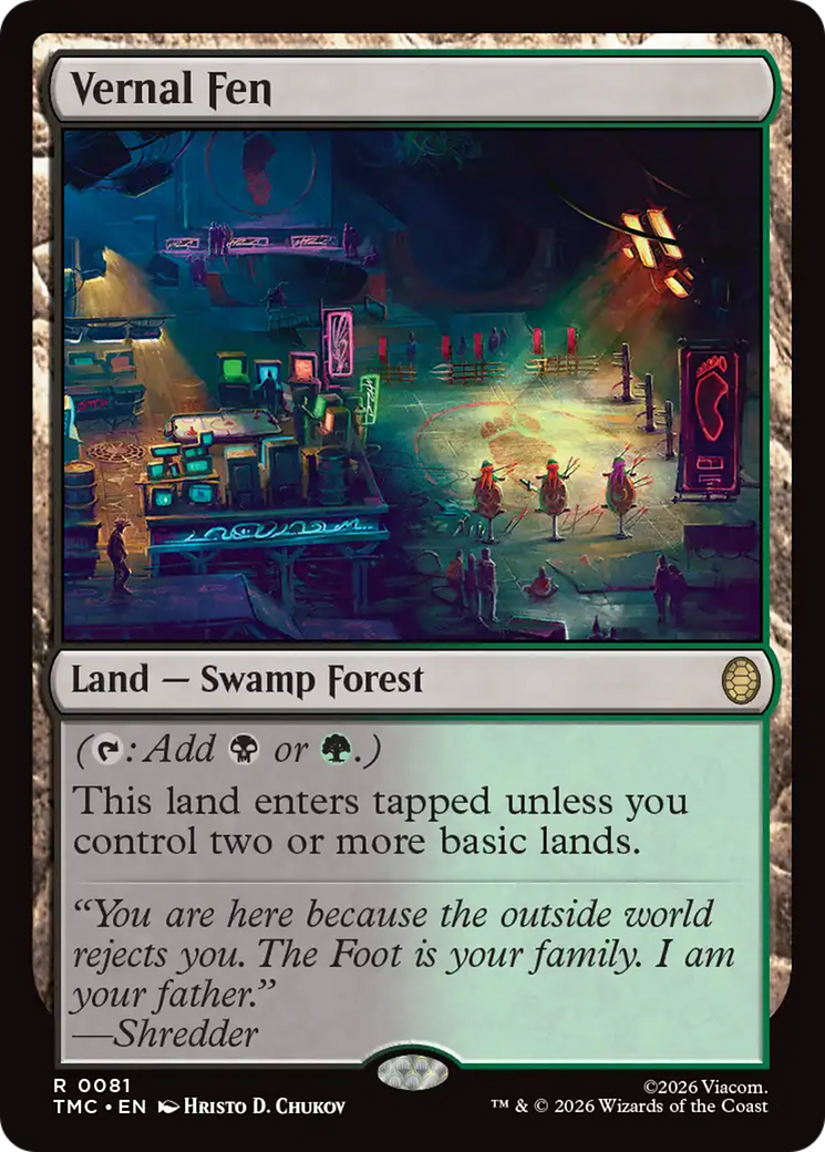 Vernal Fen [Teenage Mutant Ninja Turtles Commander] | Gamers Paradise