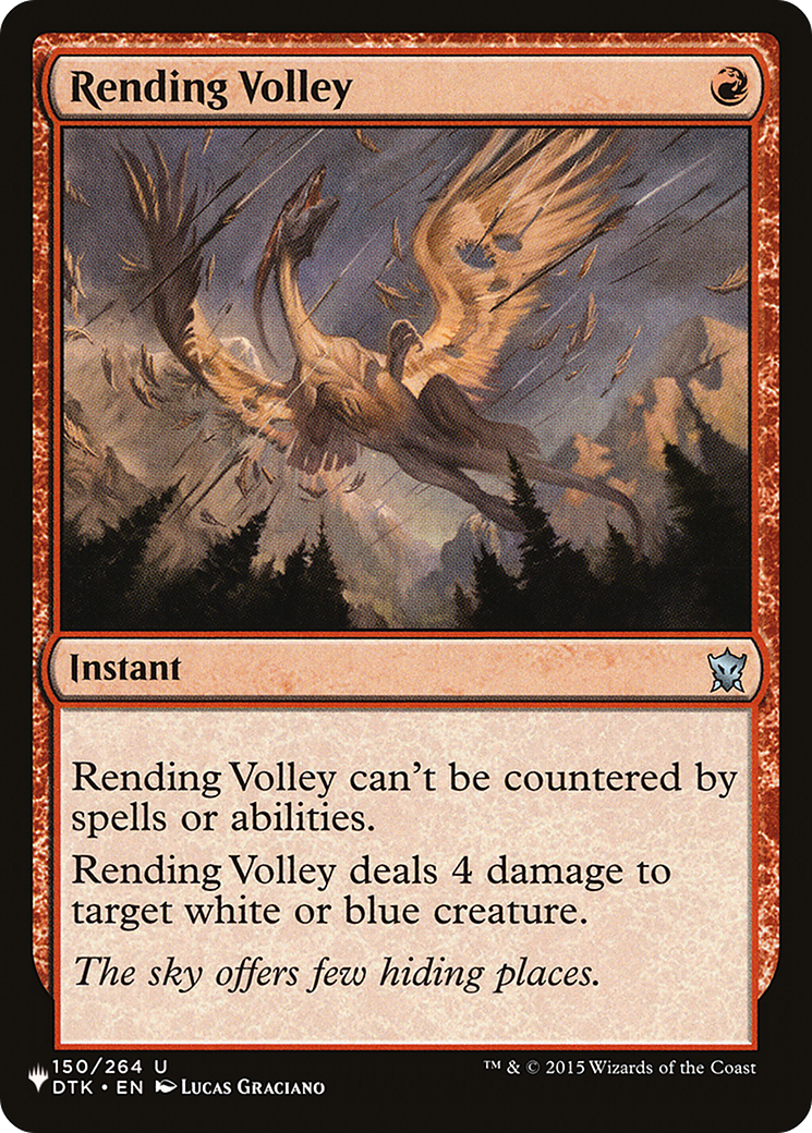 Rending Volley [The List Reprints] | Gamers Paradise