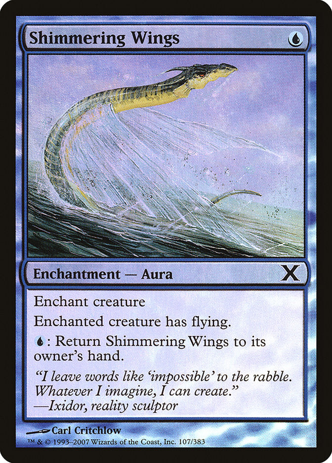 Shimmering Wings (Premium Foil) [Tenth Edition] | Gamers Paradise