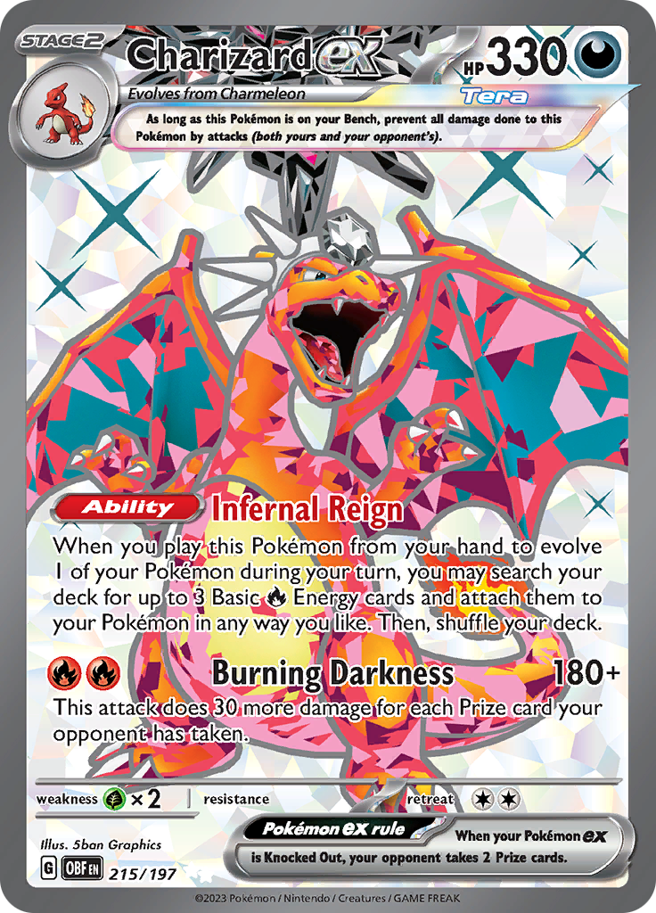 Charizard ex (215/197) [Scarlet & Violet: Obsidian Flames] | Gamers Paradise