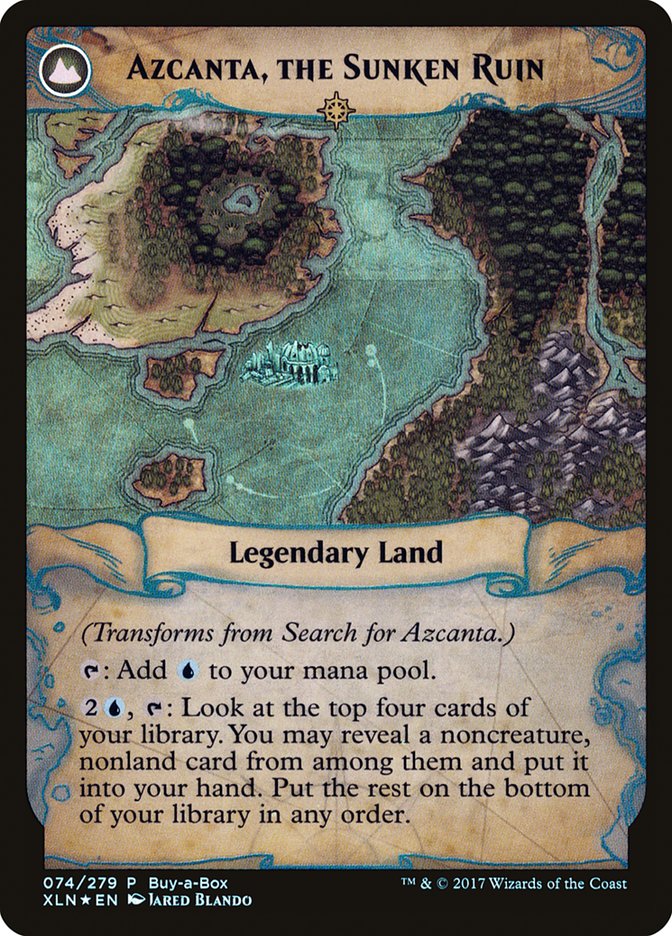 Search for Azcanta // Azcanta, the Sunken Ruin (Buy-A-Box) [Ixalan Treasure Chest] | Gamers Paradise