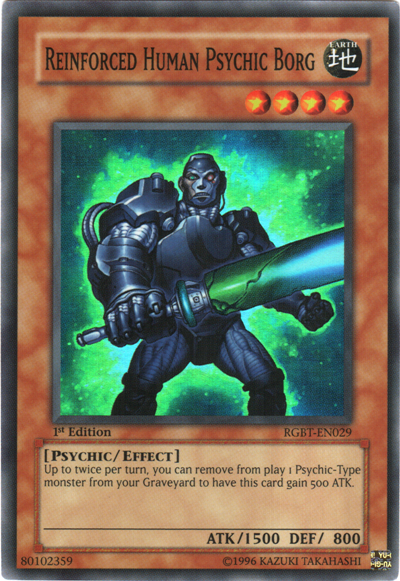 Reinforced Human Psychic Borg [RGBT-EN029] Super Rare | Gamers Paradise