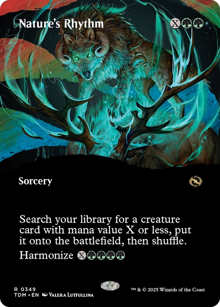 Nature's Rhythm (Borderless) [Tarkir: Dragonstorm] | Gamers Paradise