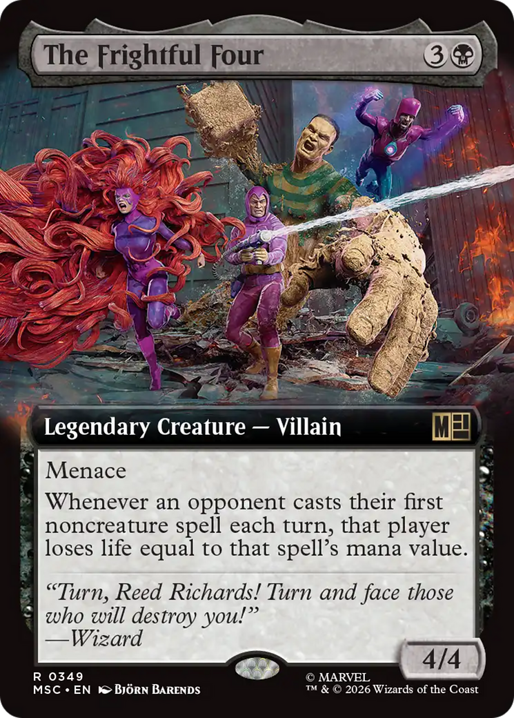 The Frightful Four (Extended Art) [Marvel Super Heroes Commander] | Gamers Paradise