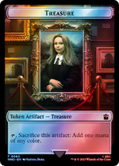Fish // Treasure (0060) Double-Sided Token (Surge Foil) [Doctor Who Tokens] | Gamers Paradise