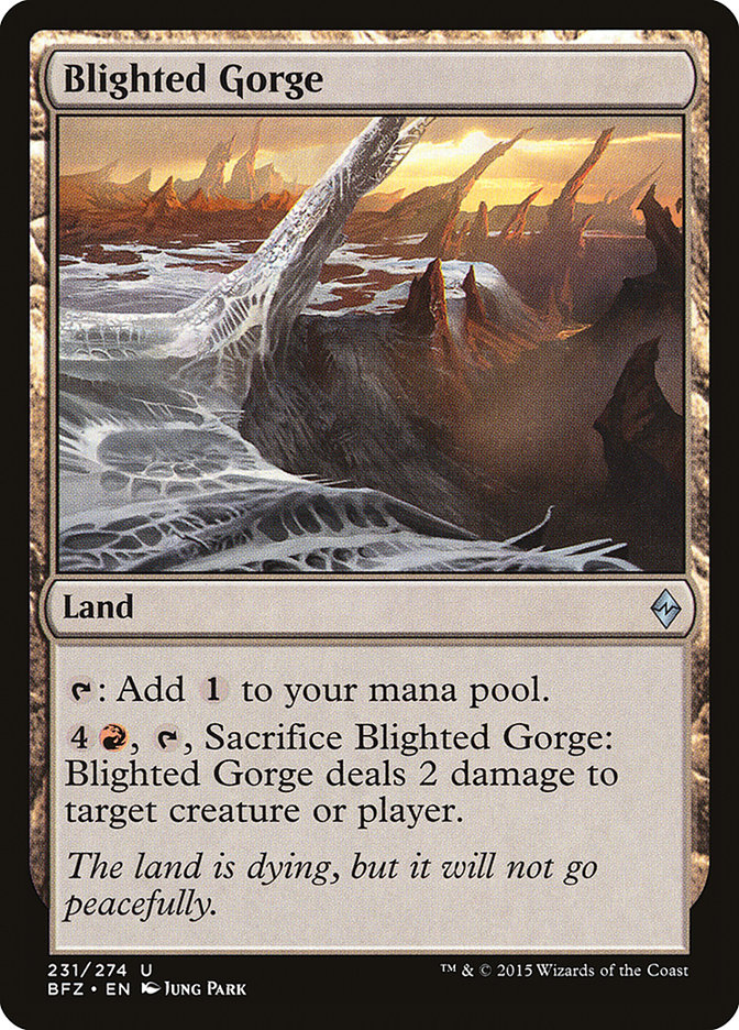 Blighted Gorge [Battle for Zendikar] | Gamers Paradise