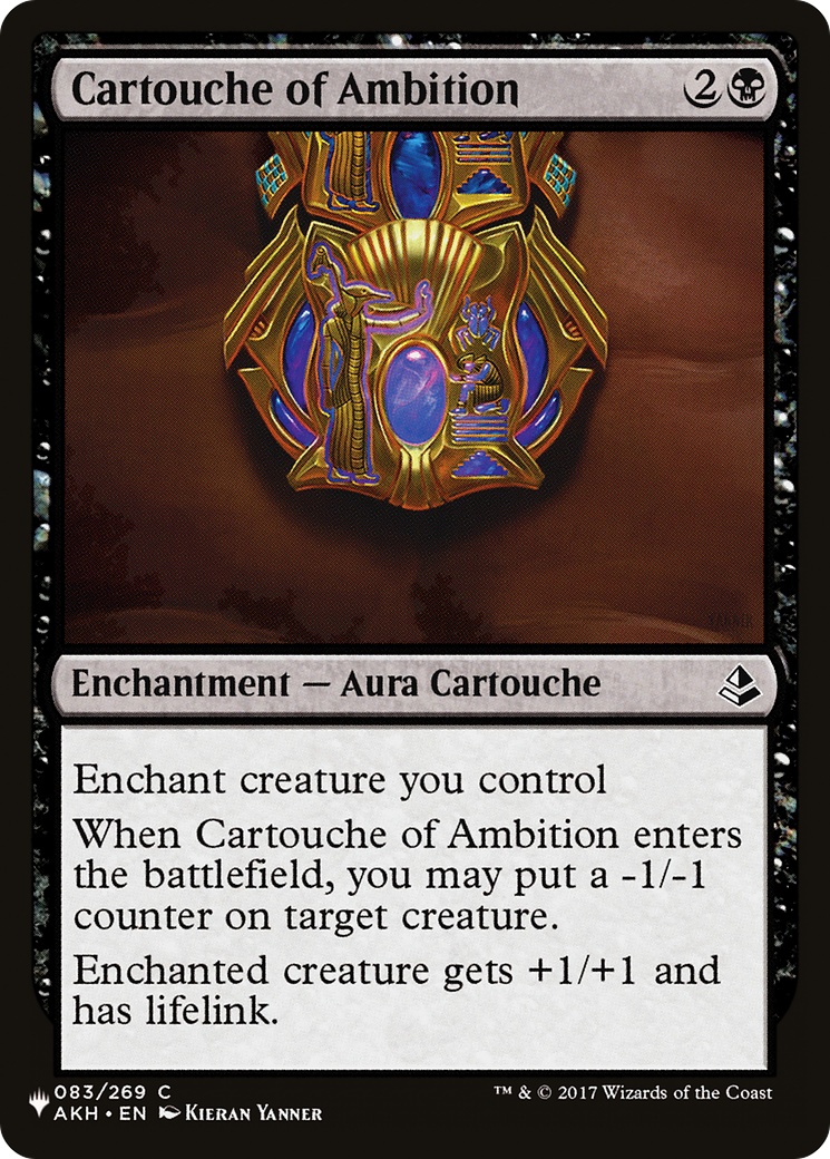 Cartouche of Ambition [The List Reprints] | Gamers Paradise