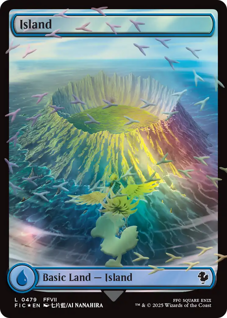 Island (Chocobo Track Foil) [FINAL FANTASY Commander] | Gamers Paradise
