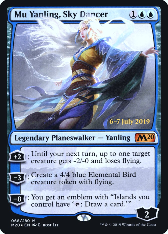 Mu Yanling, Sky Dancer [Core Set 2020 Prerelease Promos] | Gamers Paradise