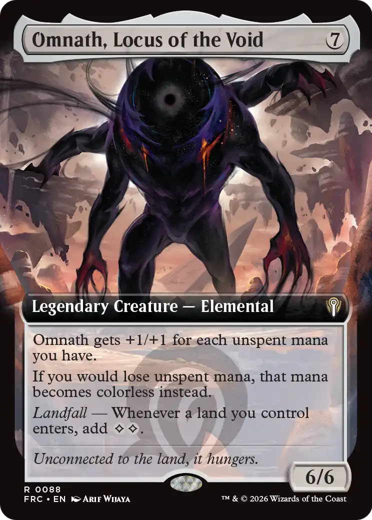Omnath, Locus of the Void (Extended Art) [Reality Fracture Commander] | Gamers Paradise