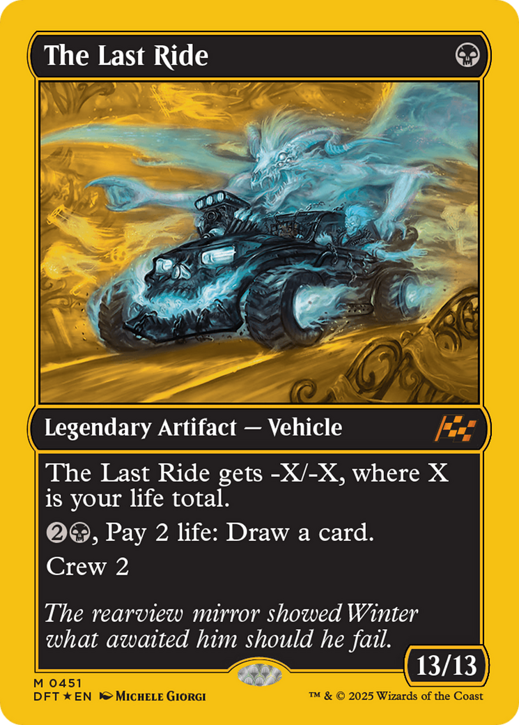 The Last Ride (First-Place Foil) [Aetherdrift] | Gamers Paradise