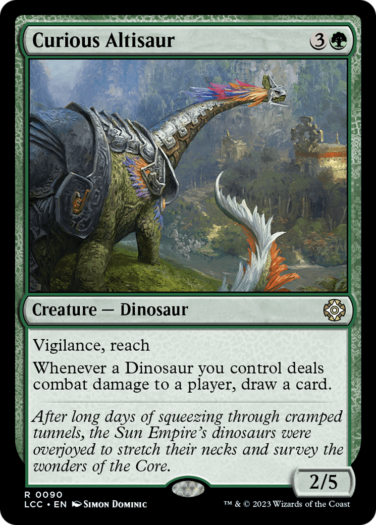 Curious Altisaur [The Lost Caverns of Ixalan Commander] | Gamers Paradise