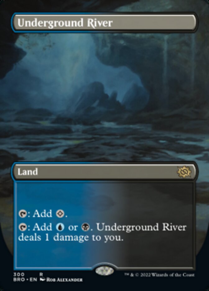 Underground River (Borderless Alternate Art) [The Brothers' War] | Gamers Paradise