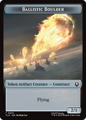 Ballistic Boulder // Food (0019) Double-Sided Token [Avatar: The Last Airbender Tokens] | Gamers Paradise