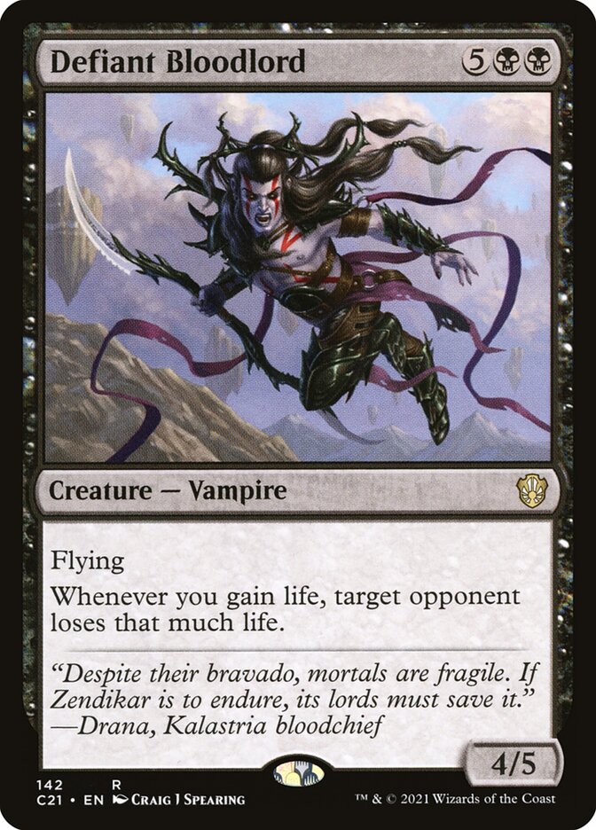 Defiant Bloodlord [Commander 2021] | Gamers Paradise