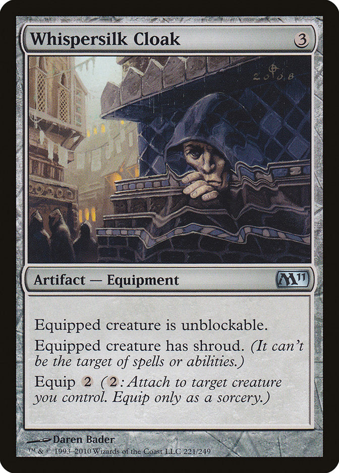 Whispersilk Cloak [Magic 2011] | Gamers Paradise