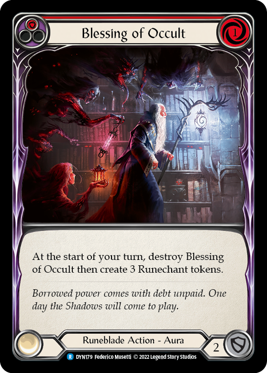 Blessing of Occult (Red) [DYN179] (Dynasty) | Gamers Paradise