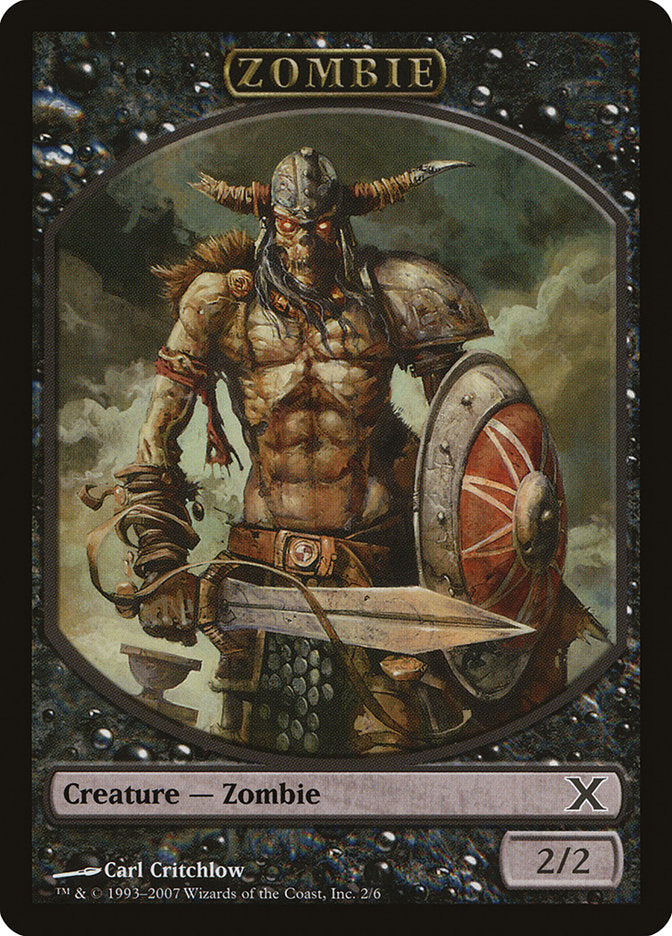 Zombie Token [Tenth Edition Tokens] | Gamers Paradise