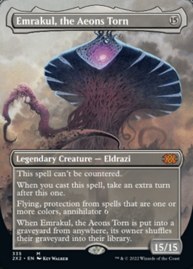 Emrakul, the Aeons Torn (Borderless Alternate Art) [Double Masters 2022] | Gamers Paradise