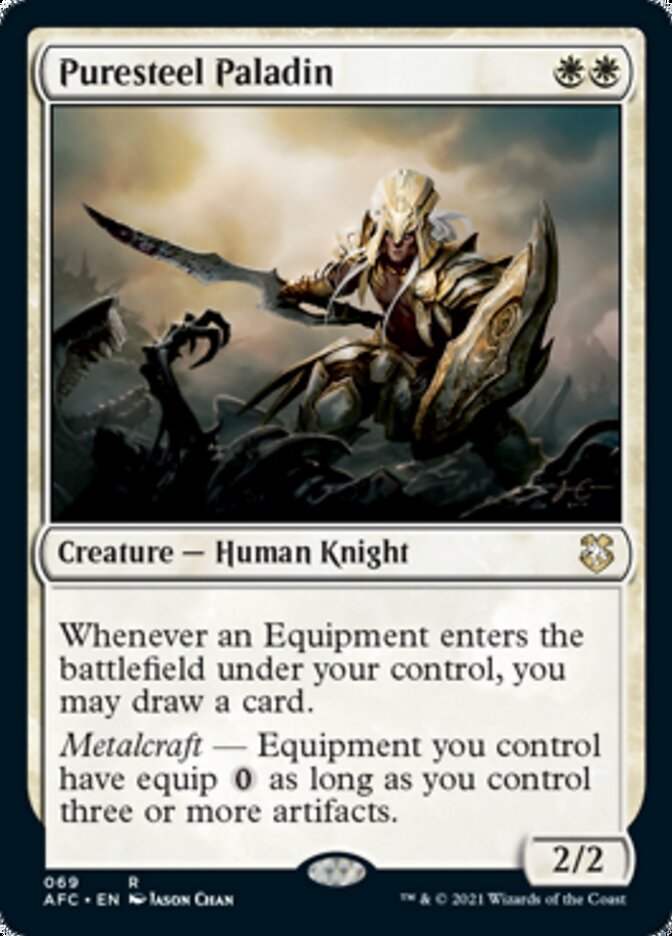 Puresteel Paladin [Dungeons & Dragons: Adventures in the Forgotten Realms Commander] | Gamers Paradise