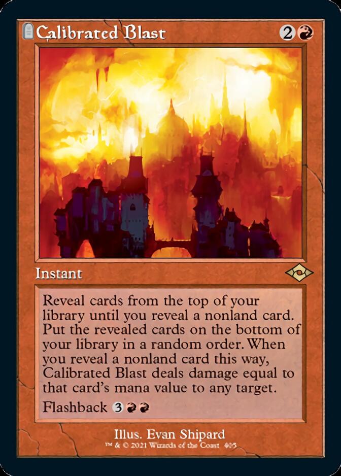 Calibrated Blast (Retro Foil Etched) [Modern Horizons 2] | Gamers Paradise