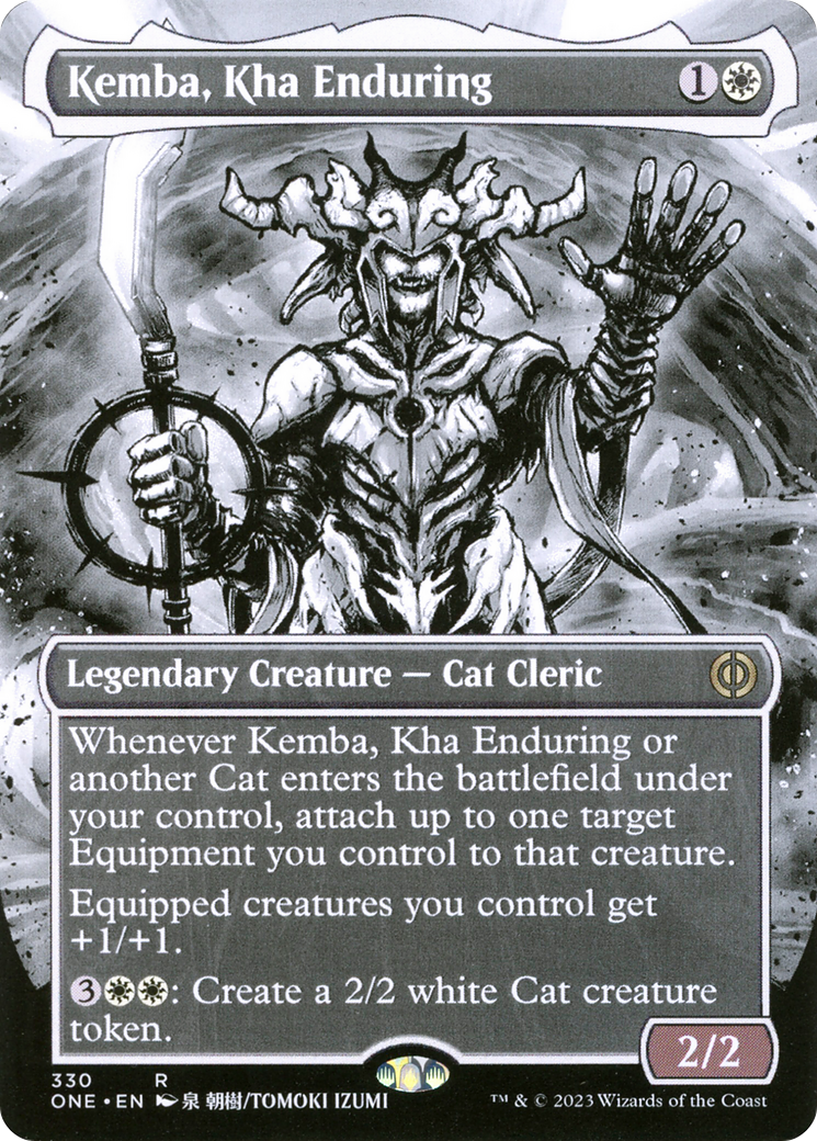 Kemba, Kha Enduring (Borderless Manga) [Phyrexia: All Will Be One] | Gamers Paradise