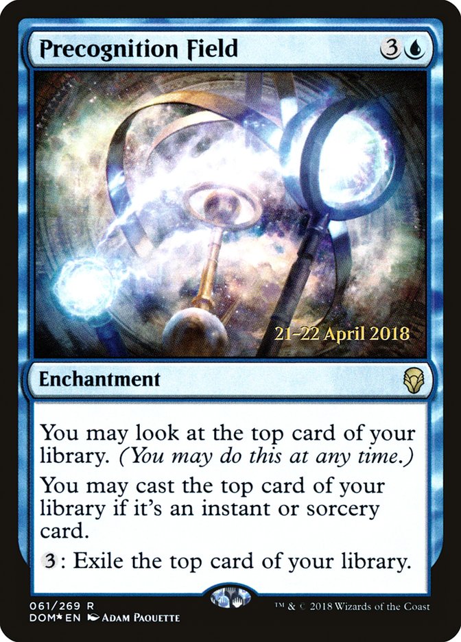 Precognition Field [Dominaria Prerelease Promos] | Gamers Paradise