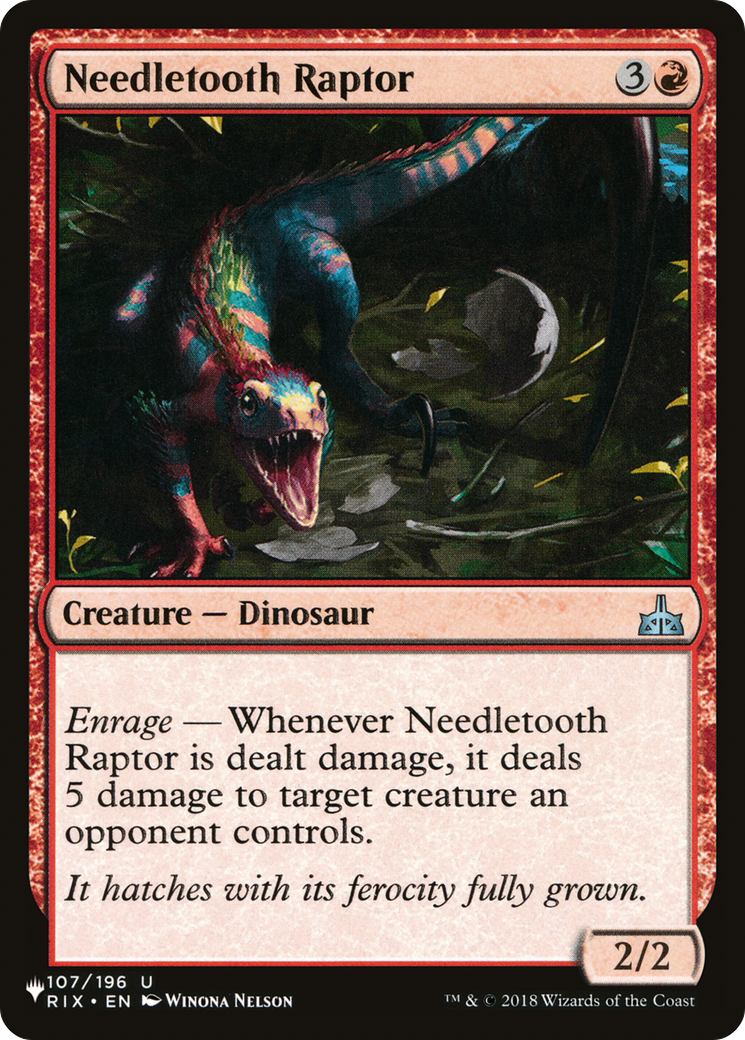 Needletooth Raptor [The List Reprints] | Gamers Paradise