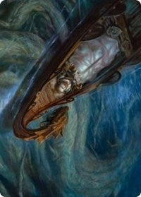 Funeral Longboat Art Card [Kaldheim Art Series] | Gamers Paradise