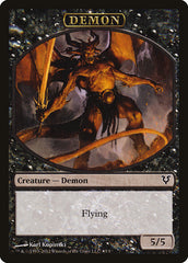 Angel // Demon Double-Sided Token (Oversized) [Open the Helvault] | Gamers Paradise