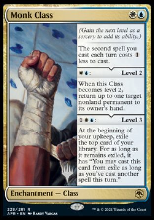 Monk Class (Promo Pack) [Dungeons & Dragons: Adventures in the Forgotten Realms Promos] | Gamers Paradise