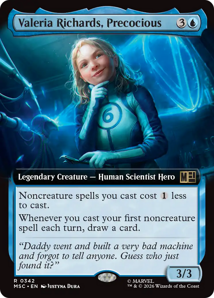 Valeria Richards, Precocious (Extended Art) [Marvel Super Heroes Commander] | Gamers Paradise