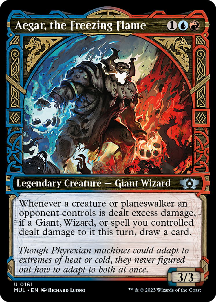 Aegar, the Freezing Flame (Halo Foil) [Multiverse Legends] | Gamers Paradise