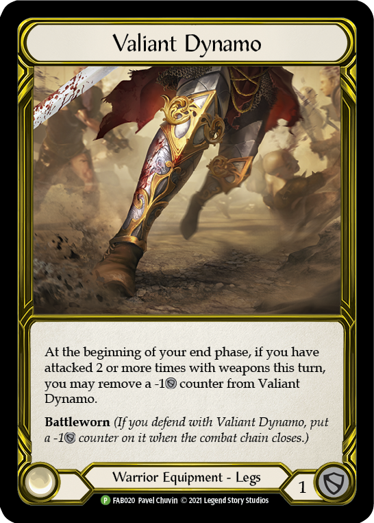 Valiant Dynamo (Golden) [FAB020] (Promo)  Cold Foil | Gamers Paradise