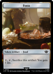 Orc Army (0019) // Food (0023) Double-Sided Token (Surge Foil) [The Lord of the Rings: Tales of Middle-Earth Tokens] | Gamers Paradise