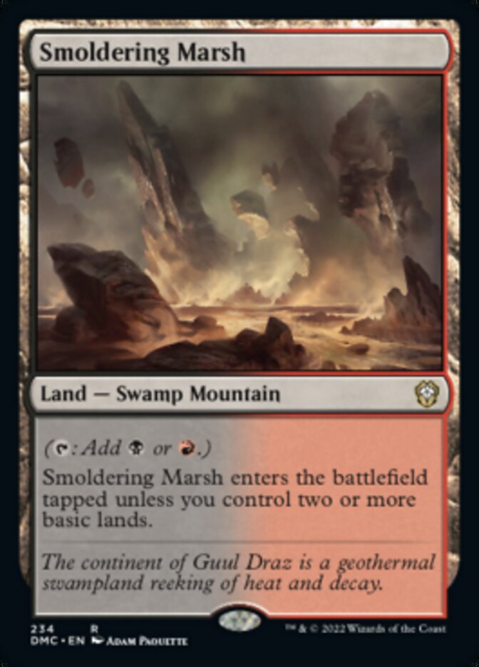 Smoldering Marsh [Dominaria United Commander] | Gamers Paradise