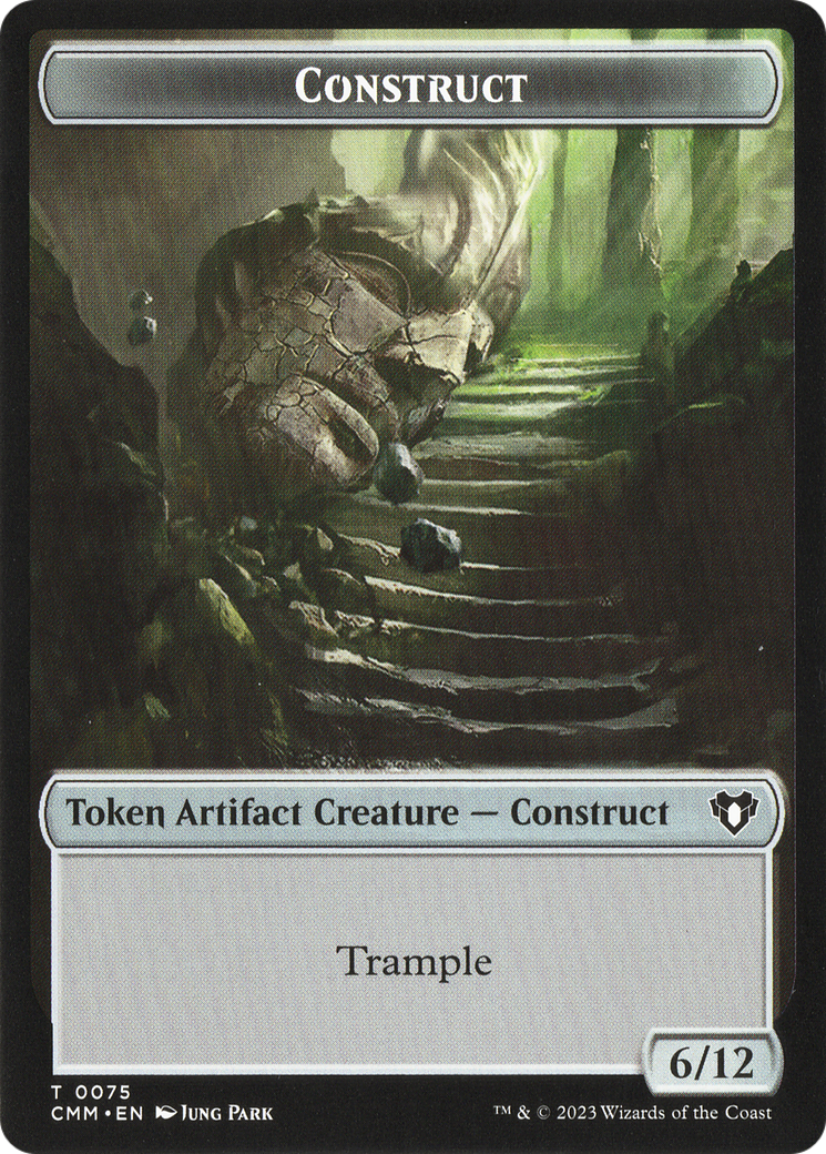 City's Blessing // Construct (0075) Double-Sided Token [Commander Masters Tokens] | Gamers Paradise