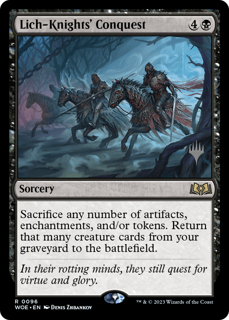 Lich-Knights' Conquest (Promo Pack) [Wilds of Eldraine Promos] | Gamers Paradise