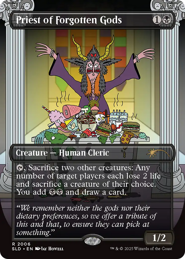 Priest of Forgotten Gods (Rainbow Foil) [Secret Lair Drop Series] | Gamers Paradise