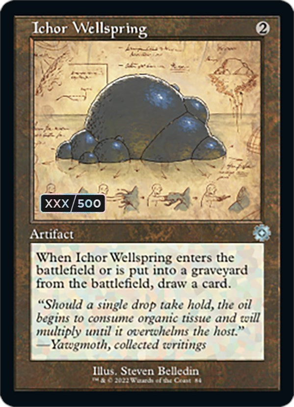 Ichor Wellspring (Retro Schematic) (Serialized) [The Brothers' War Retro Artifacts] | Gamers Paradise