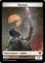 Soldier // Servo Double-Sided Token [Commander Masters Tokens] | Gamers Paradise