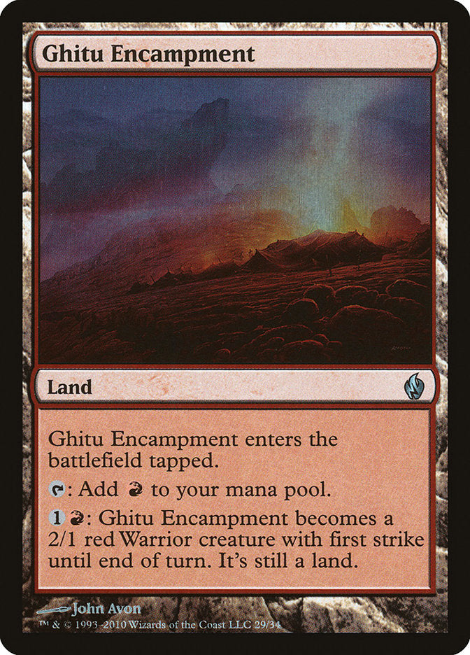 Ghitu Encampment [Premium Deck Series: Fire and Lightning] | Gamers Paradise