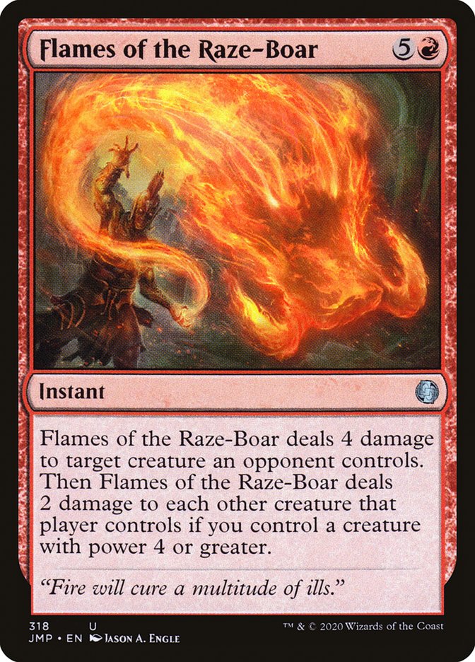 Flames of the Raze-Boar [Jumpstart] | Gamers Paradise