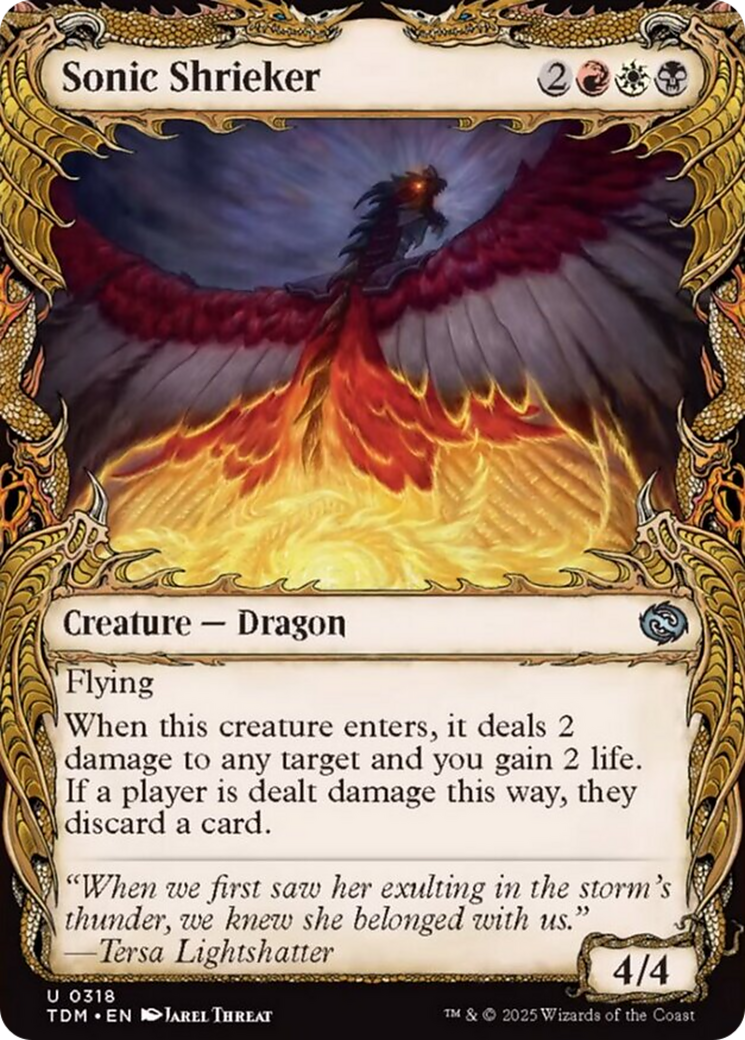Sonic Shrieker (Showcase) [Tarkir: Dragonstorm] | Gamers Paradise