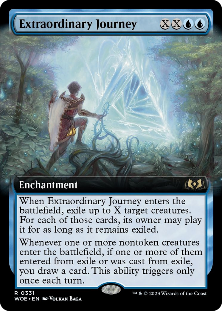 Extraordinary Journey (Extended Art) [Wilds of Eldraine] | Gamers Paradise